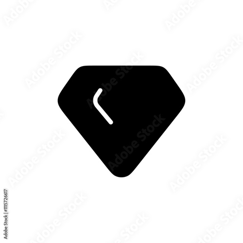 Diamond icon web design in vector