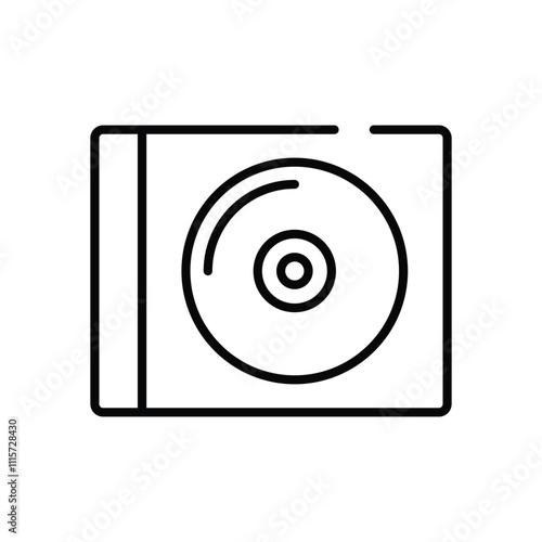 CD Disc vector icon