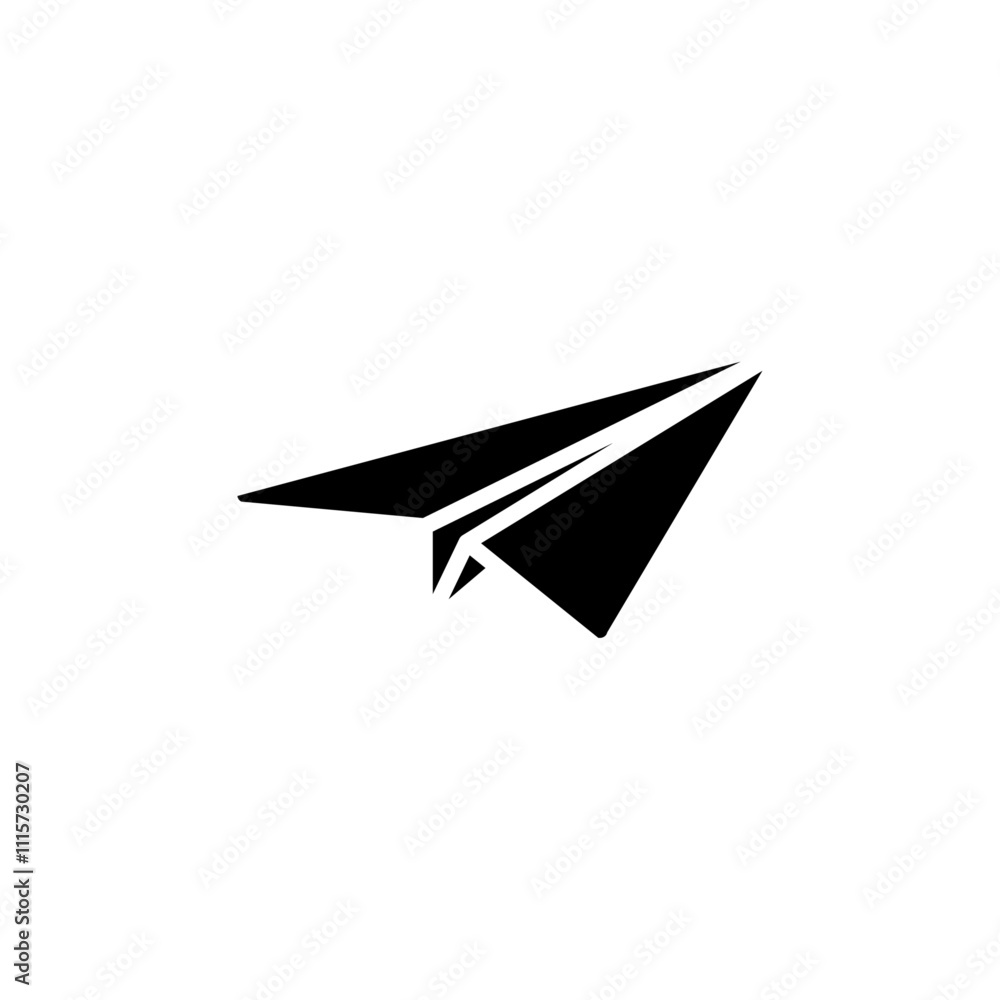 Paper plane icon web design in vector Paper plane icon web design in vector