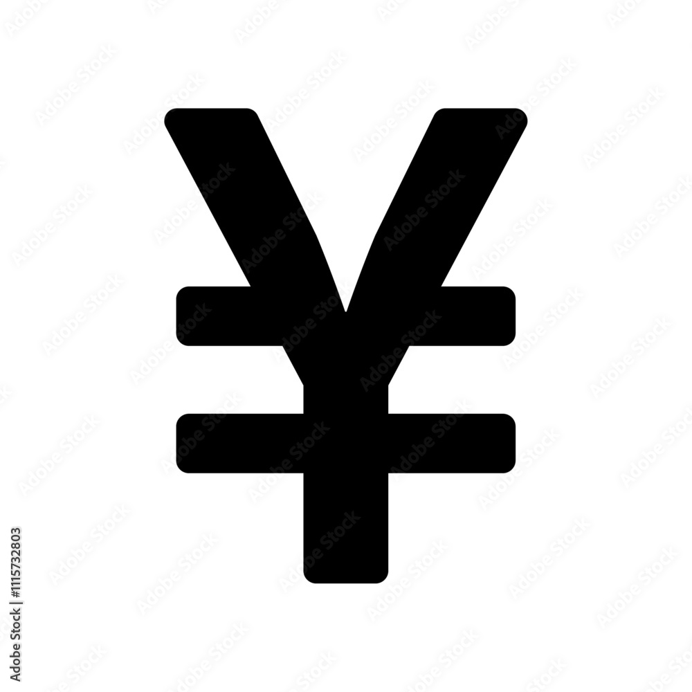 Obraz premium Yen icon web design in vector