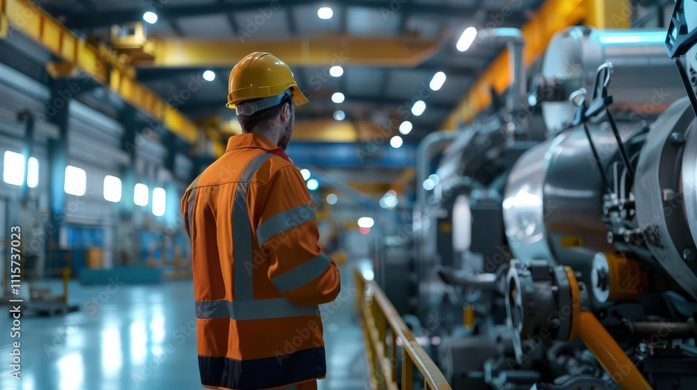 Obraz premium Safety Gear for Engineering Work. Industrial Safety Equipment concept