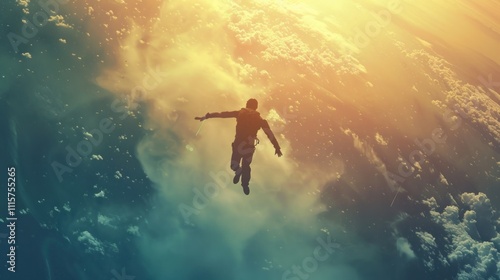 Wallpaper Mural Free Falling Through the Clouds Torontodigital.ca