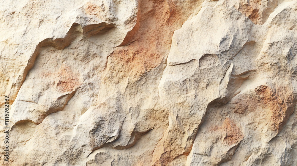 Obraz premium Close up of a rocky surface with cracks and a warm, earthy tone.