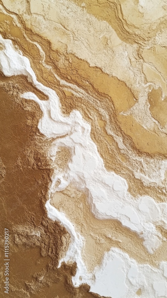 Obraz premium Smooth grainy background in deep amber and sandy beige shades, soft earthy colors offering warmth and natural texture, creating an inviting atmosphere