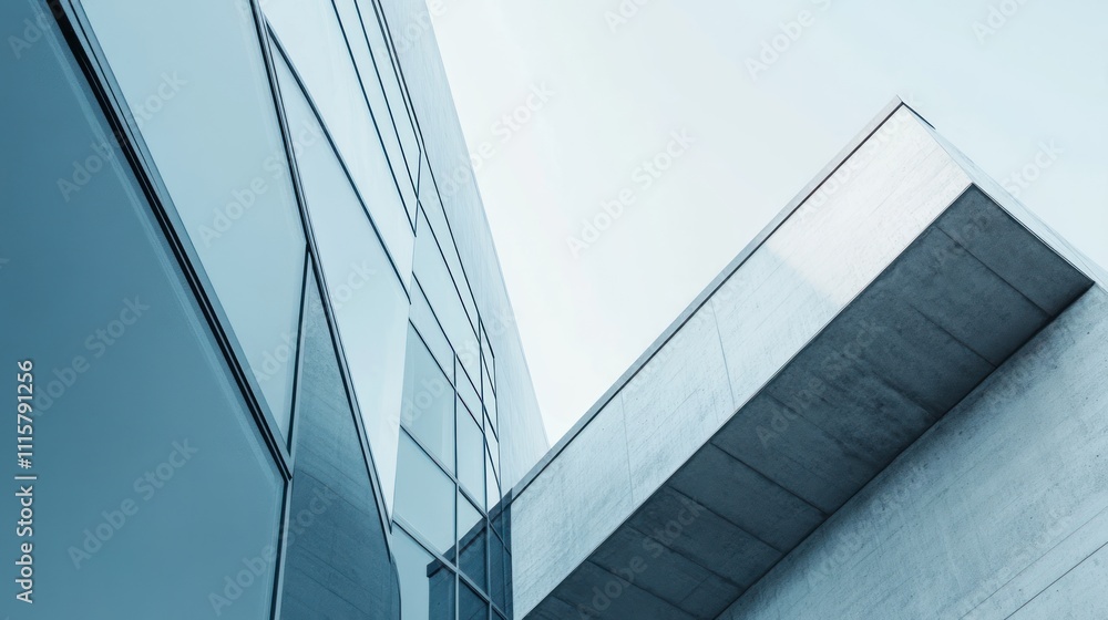 Modern Building Architecture Glass Concrete Design Modern Building Architecture Glass Concrete Design