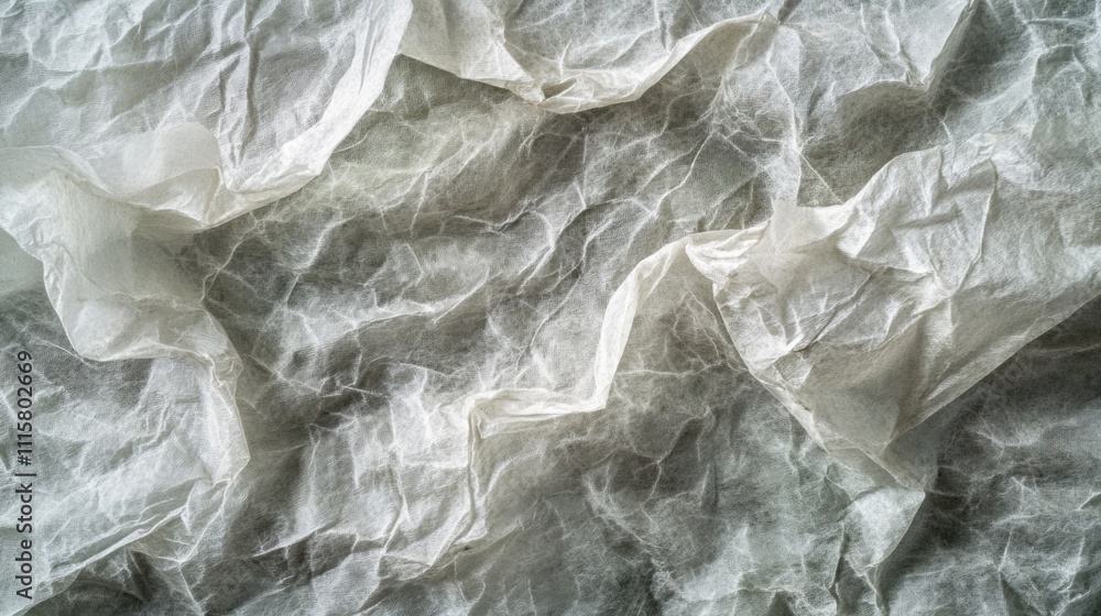 Fototapeta premium A recycled paper sheet with visible patterns of fibers, adding unique texture