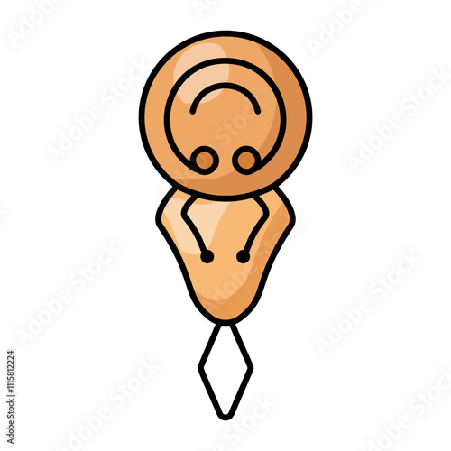 Needle Threader concept, thread tiny needles colorline vector, Bespoke tailoring symbol, custom measure clothing sign,Sew and Tailor materials stock illustration