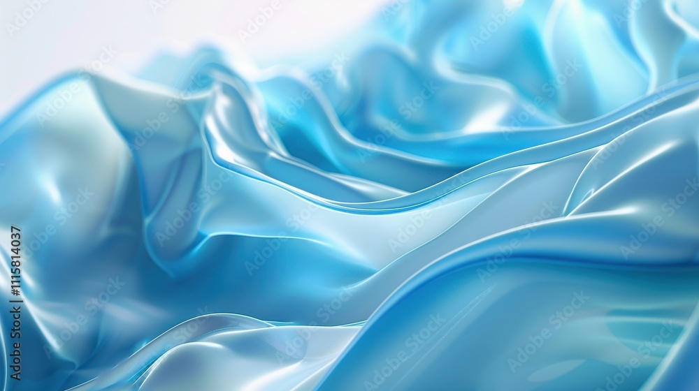 Obraz premium Captivating Ultra HD Abstract Background Featuring Blue Ice Waves Perfect for Digital Art, Websites, and Presentations