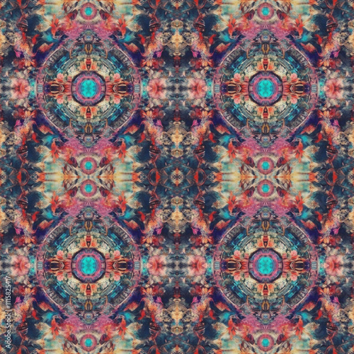 seamless pattern, creative ornament, fashion print, decorative texture