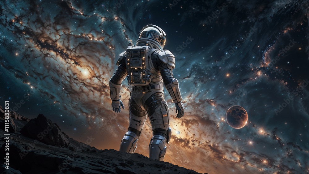 Obraz premium astronaut in space