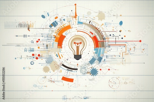 Central Innovation Hub with Lightbulb Design