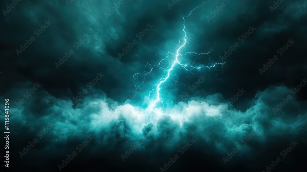 A dramatic scene capturing a powerful lightning bolt illuminating the dark clouds above, creating a contrast between the electric blue and the stormy sky. A dramatic scene capturing a powerful lightning bolt illuminating the dark clouds above, creating a contrast between the electric blue and the stormy sky.