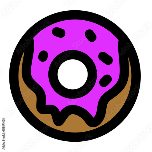 doughnut icon for graphic desigb photo