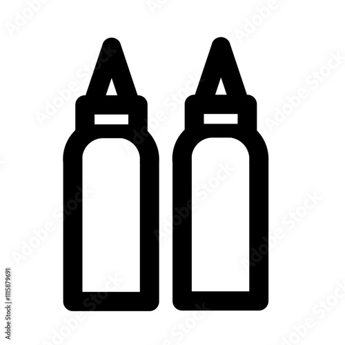 sauce mayonnaise ketchup bottle 