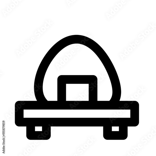 onigiri icon for graphic design