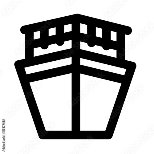 ship icon for graphic design