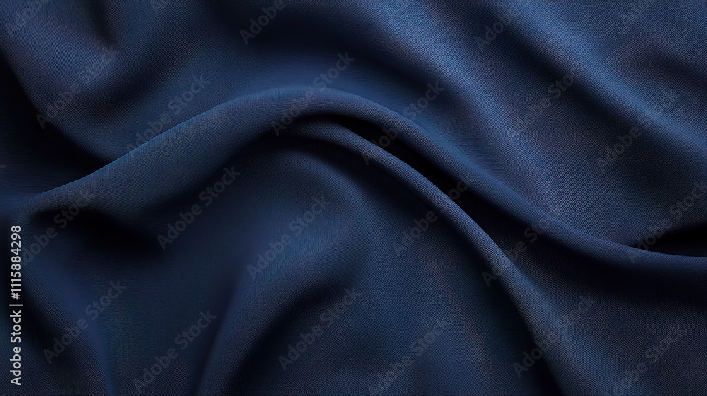 Deep Navy Blue Fabric Texture with Modern Abstract Gradient Design Deep Navy Blue Fabric Texture with Modern Abstract Gradient Design