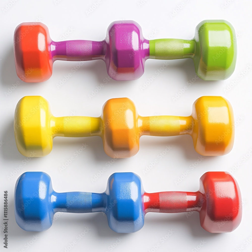 dumbbell isolated on white dumbbell isolated on white
