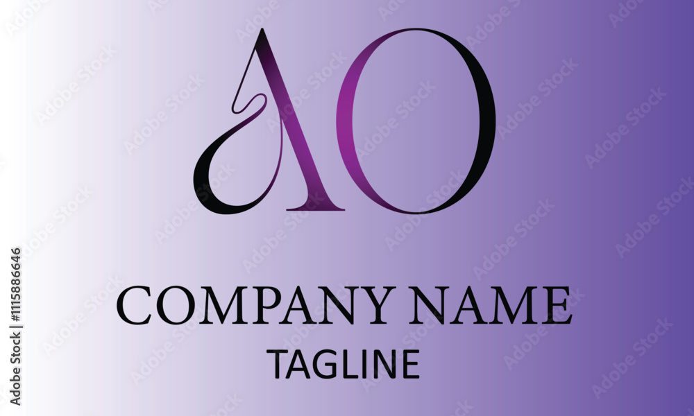 AO initial logo | initial based abstract modern minimal creative logo, vector template image. luxury logotype logo, real estate homie logo. typography logo. initials logo AO initial logo | initial based abstract modern minimal creative logo, vector template image. luxury logotype logo, real estate homie logo. typography logo. initials logo