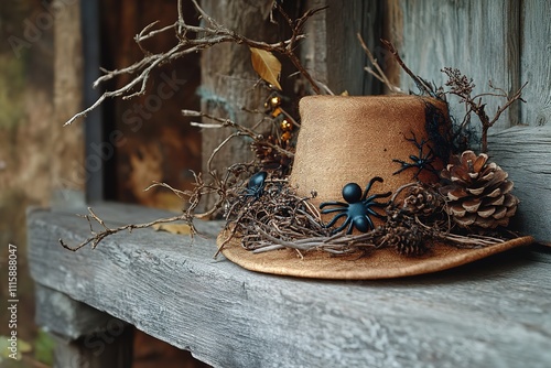 witch hat isolated on white background
