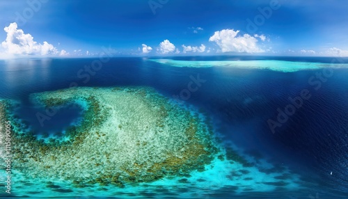 Vibrant underwater ecosystems teeming with marine life, coral reefs are colorful, complex structures built by tiny organisms in tropical oceans.