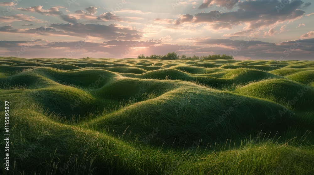 Obraz premium Breathtaking Ultra HD Image of Serene Grass Fields Showcasing Organic Patterns Perfect for Nature-Themed Projects and Marketing Campaigns