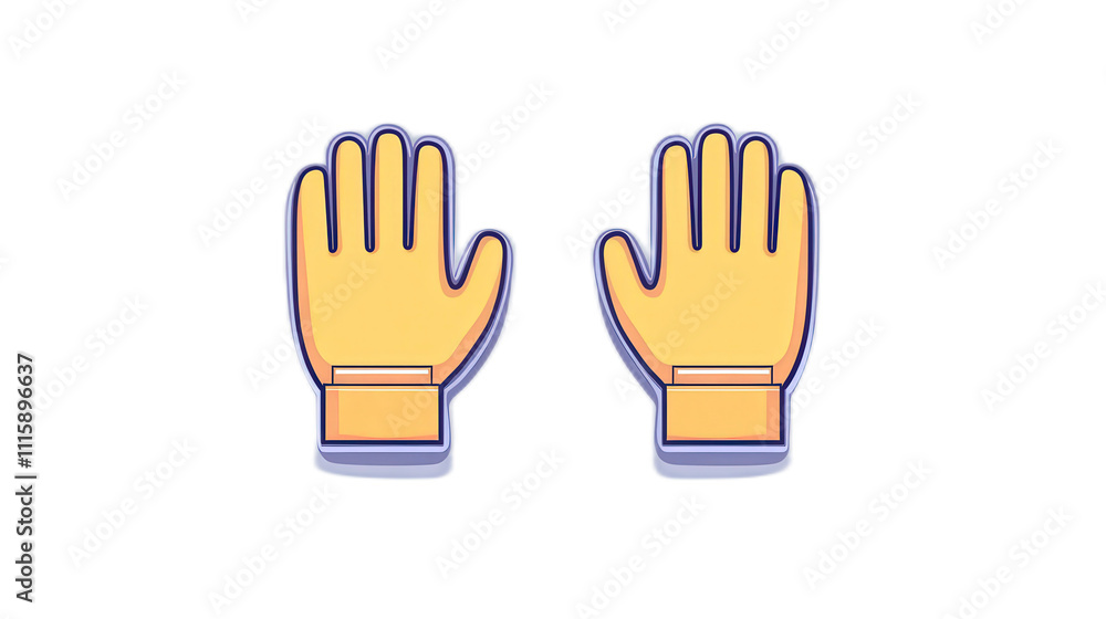 Bright Animated Hands Symbolizing Help and Cooperation in Action Bright Animated Hands Symbolizing Help and Cooperation in Action