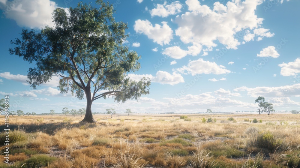 Stunning Ultra HD Image of a Lone Tree in Western Australia, Perfect for Landscape and Nature Illustrations Stunning Ultra HD Image of a Lone Tree in Western Australia, Perfect for Landscape and Nature Illustrations