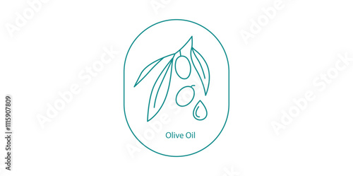 Olive Oil Gourmet Cooking Vector Icon