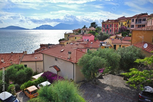 Tellaro village in Liguria, Italy