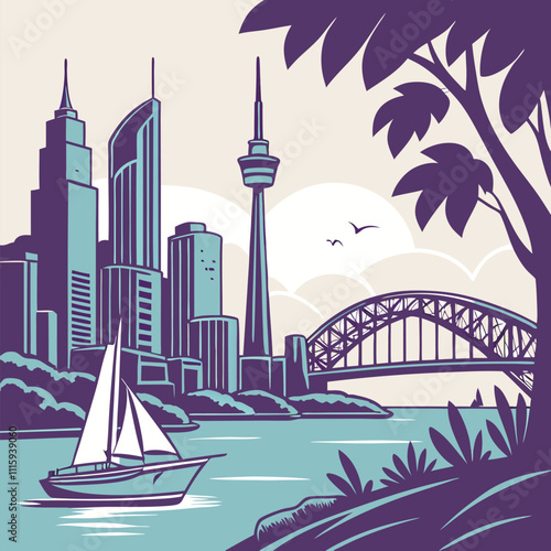city harbour bridge