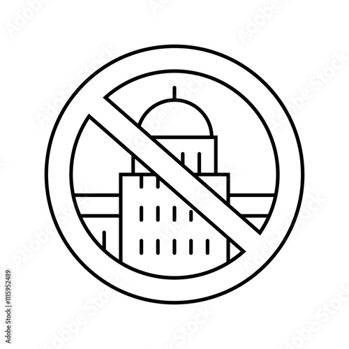 anti establishment subculture style line icon vector. anti establishment subculture style sign. isolated contour symbol black illustration