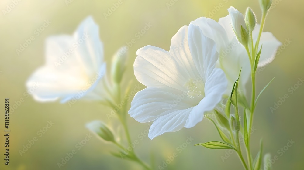 Soft focus macro shot of petals with delicate details, captured in morning light Soft focus macro shot of petals with delicate details, captured in morning light