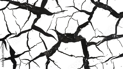 cracked concrete wall covered with gray cement texture as background, Vector grunge cracked texture style with cracked texture. Vector grunge cracked texture Transparent background.
