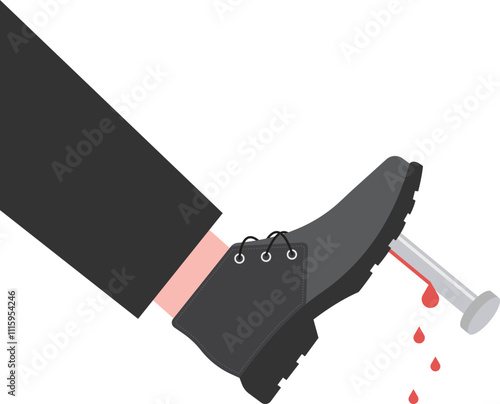 Obstruct the advancement, obstacles under the feet

