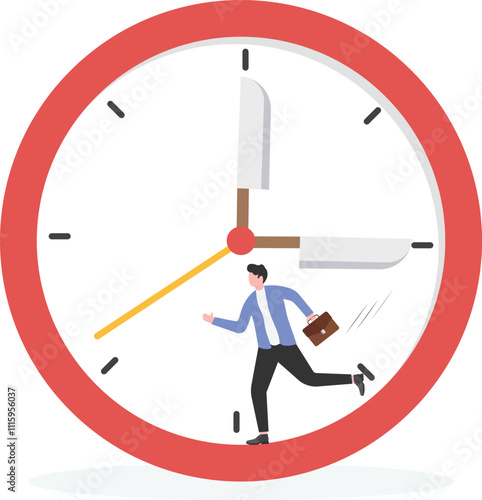 Businessman down tired
