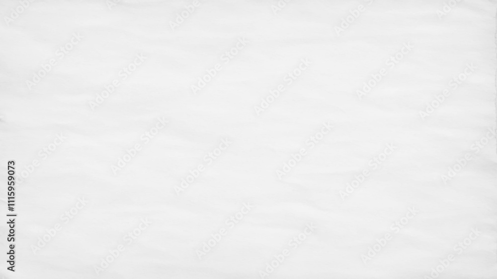 Obraz premium Clean white paper, wrinkled, abstract background. White crumpled paper texture background seamless pattern. White crumpled paper, recycle paper texture, copy space for text.