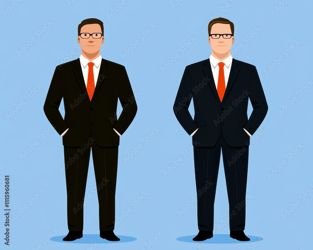 Versatile business attire for modern professionals. Versatile business attire for modern professionals.