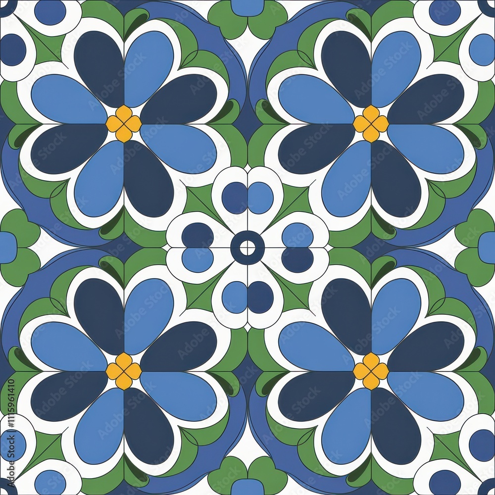 Obraz premium seamless pattern with flowers