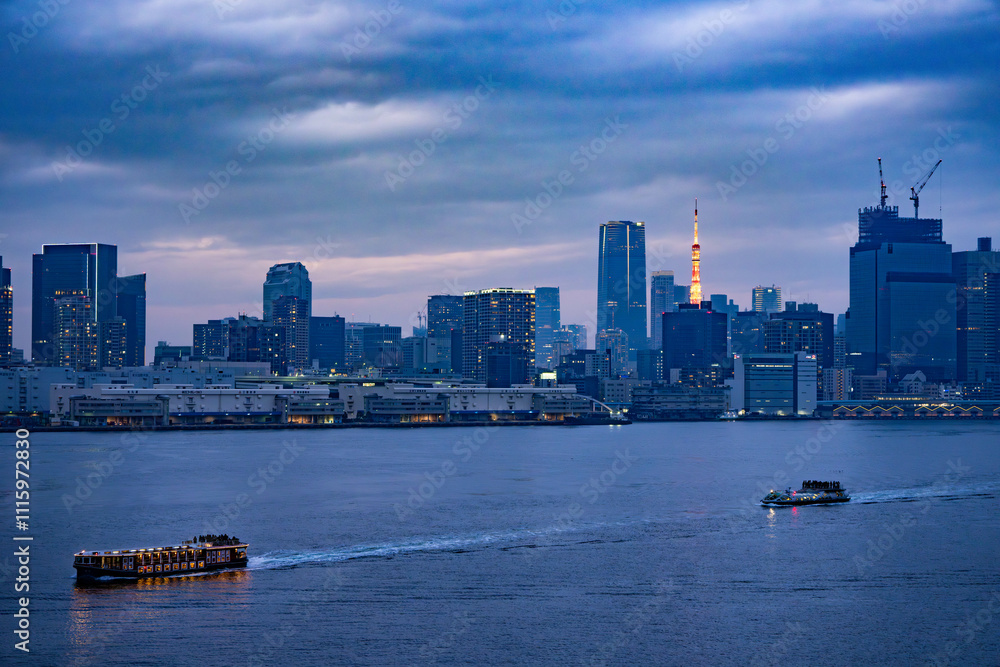 Fototapeta premium 都市夜景