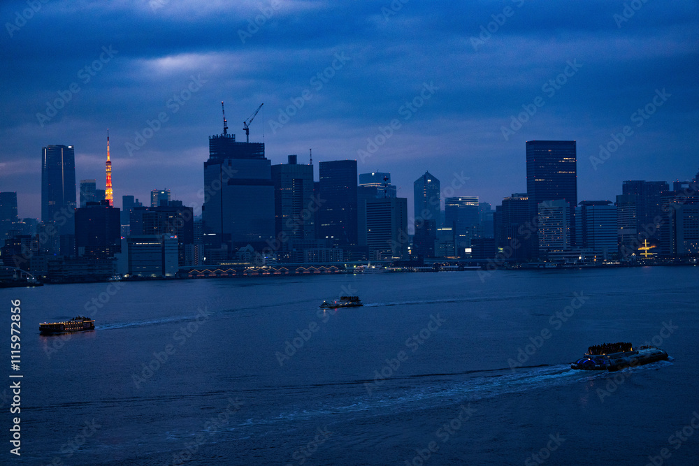 Fototapeta premium 都市夜景