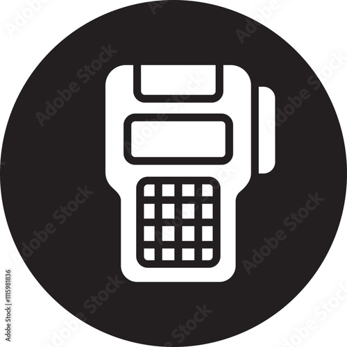card machine line icon
