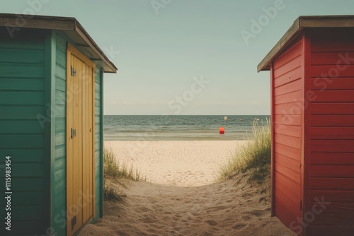 Wallpaper Mural Aerial view of turquoise water and palm tree-lined Bora Bora Lagoon, Mount Otemanu, Vaitape, French Polynesia.. Beautiful simple AI generated image Torontodigital.ca
