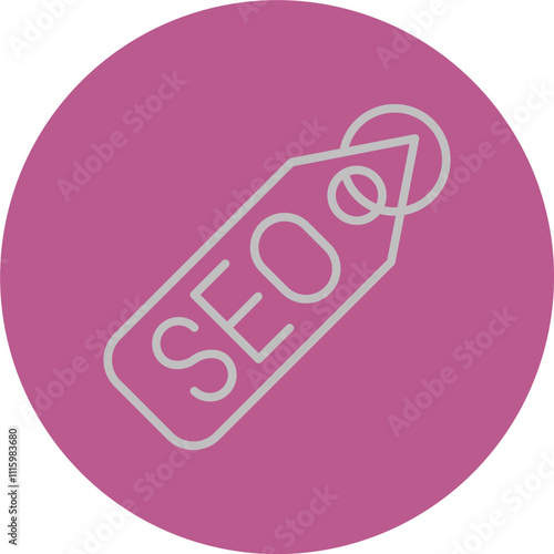 Seo Tag icon Design