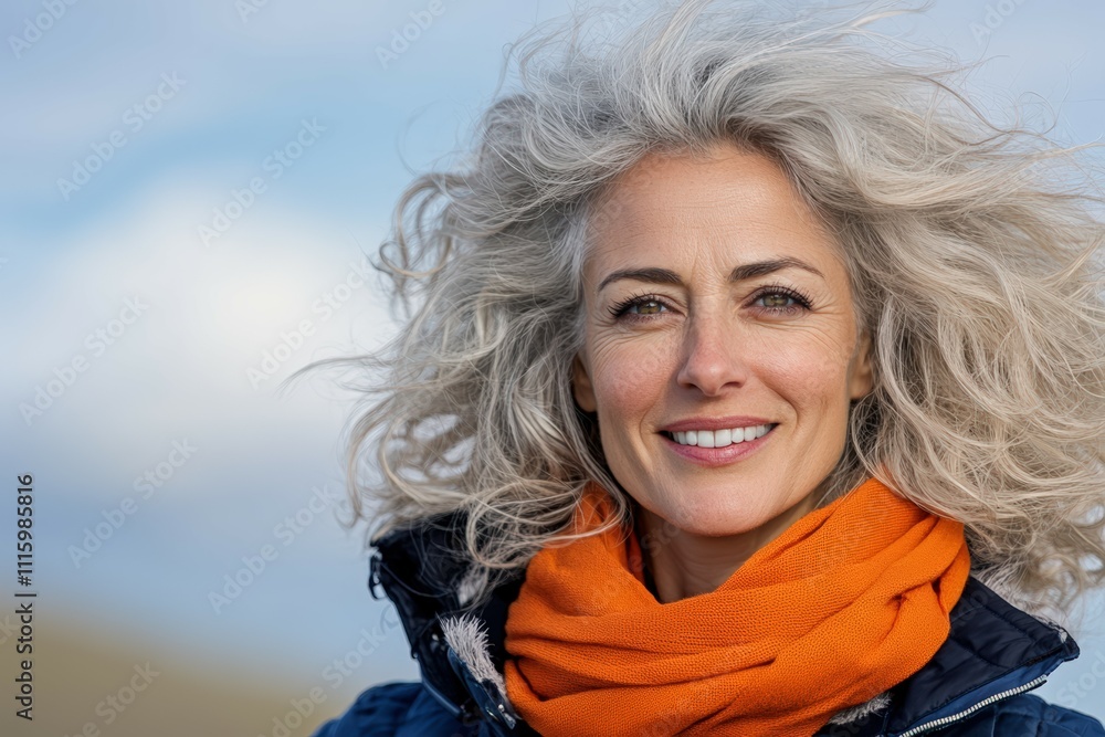 Stunning portrait of a smiling blonde woman in a white t-shirt looking camera.. Beautiful simple AI generated image Stunning portrait of a smiling blonde woman in a white t-shirt looking camera.. Beautiful simple AI generated image