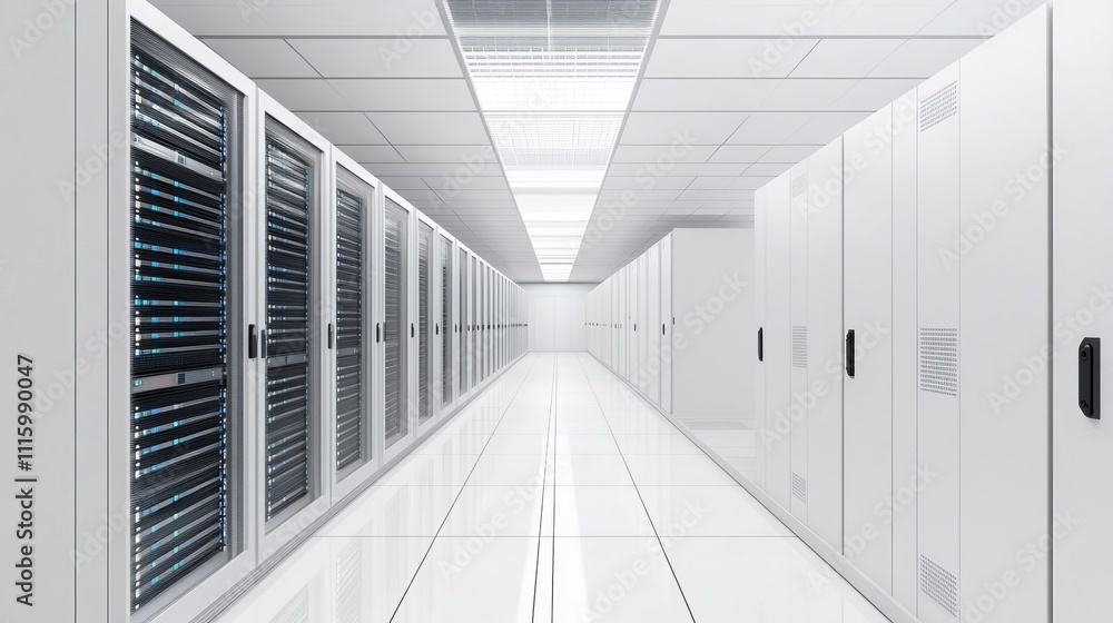 Obraz premium Data center, big data, database and cloud computing concept imageimage.