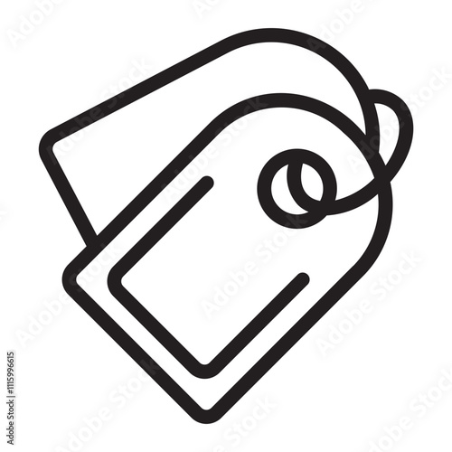 price tag line icon