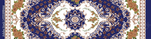 Seamless design. Colorful abstract flowers bouquet on a light color background.