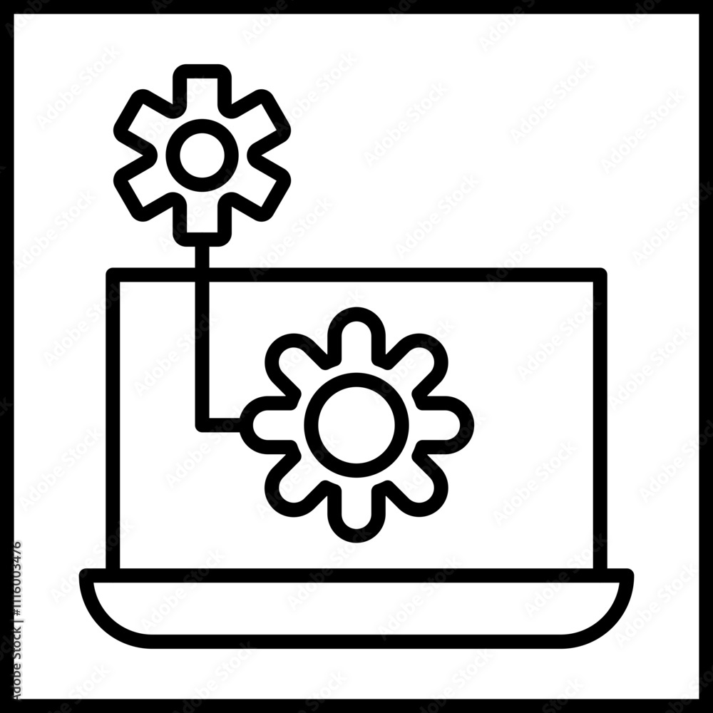 Obraz premium Software Icon Design