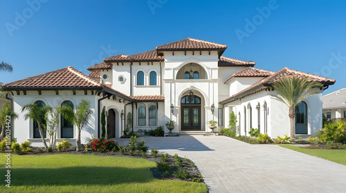 Mediterranean Revival Home with Olive Grove and Sea Views, Montecito Estate